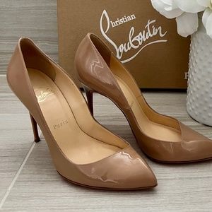Christian Louboutin nude heels